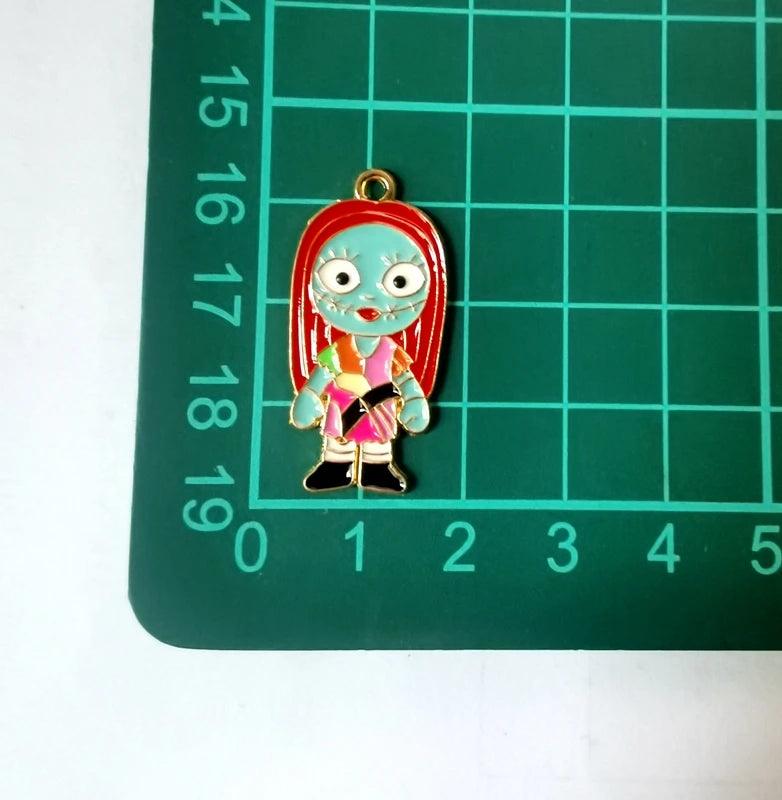 Halloween Pendant Charms | 10pc Metal DIY Keychains | Toylandeu™