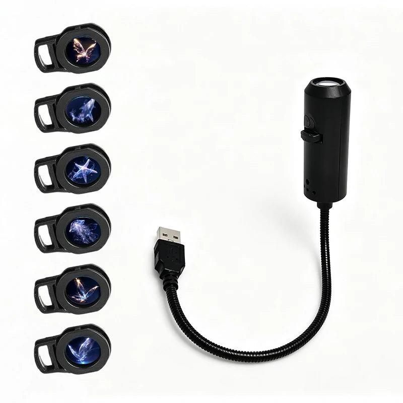 Halloween Projector Light | USB Powered Gooseneck | Toylandeu™