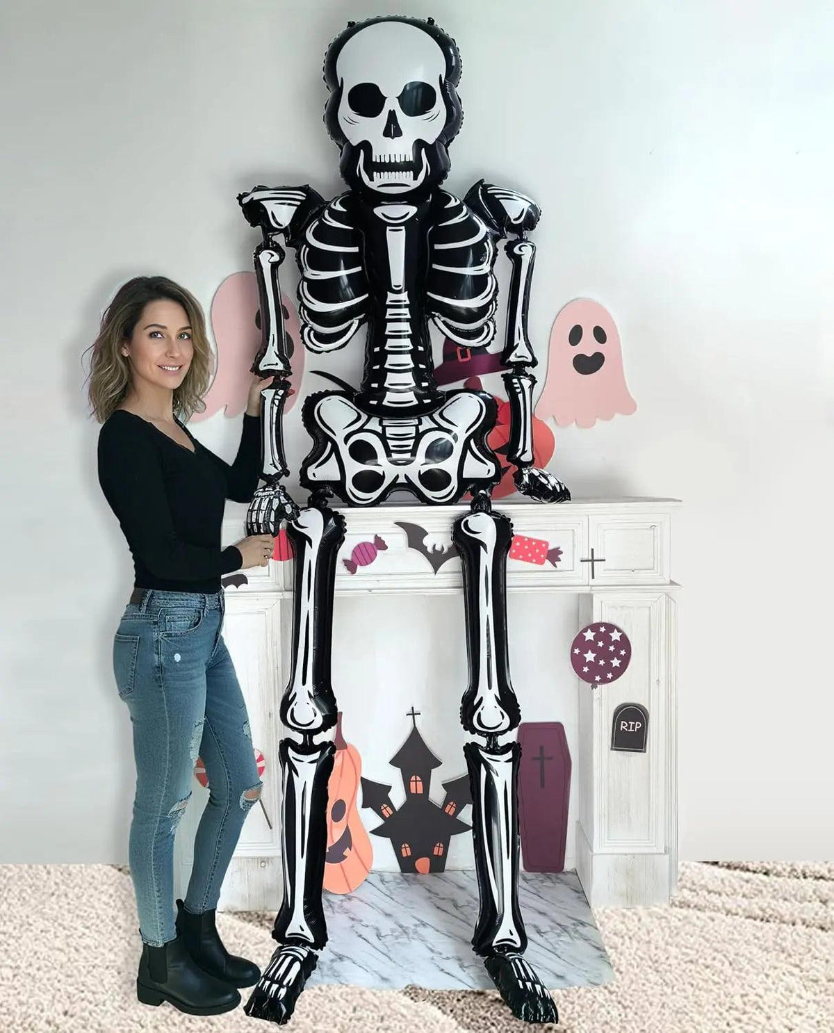 Halloween Pumpkin Balloons | Giant Standing | Toylandeu™