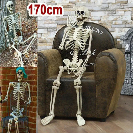  Halloween Skeleton Decor Movable Joints Outdoor Statue -  ToylandEU™