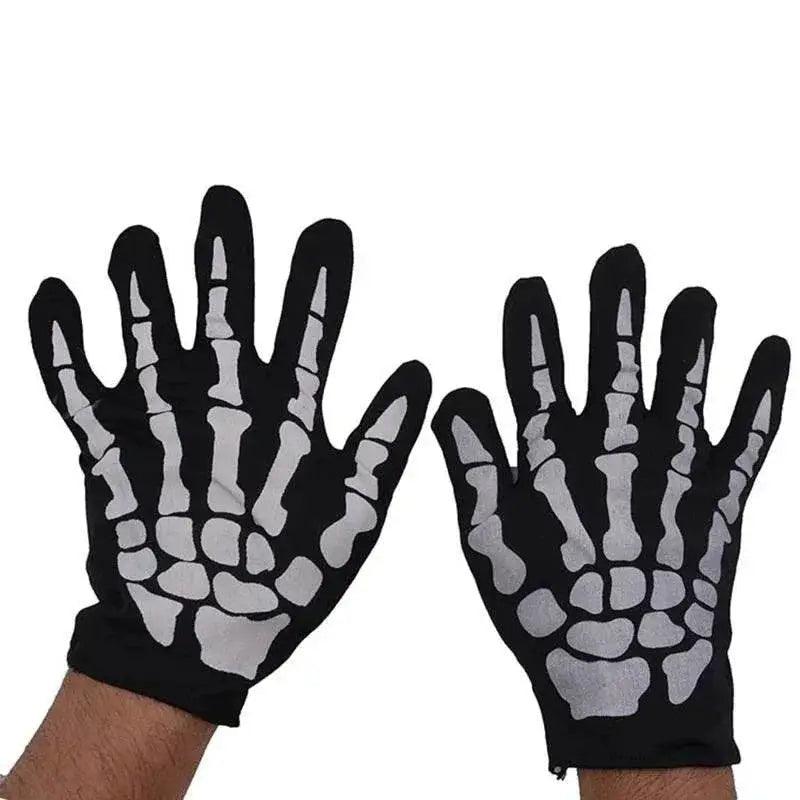  Halloween Skeleton Gloves and Skull Face Mask Set Indoor Outdoor Party Face Cover Scary Horror Atmosphere Props Gift -  ToylandEU™