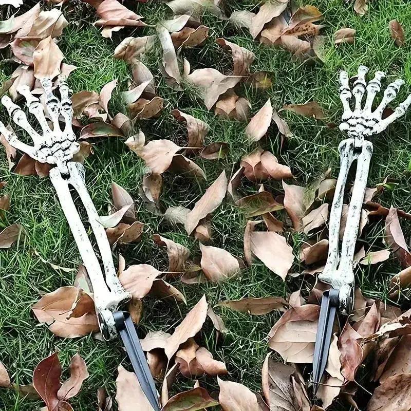  Halloween Skeleton Ground Stakes Durable Plastic Decor -  ToylandEU™