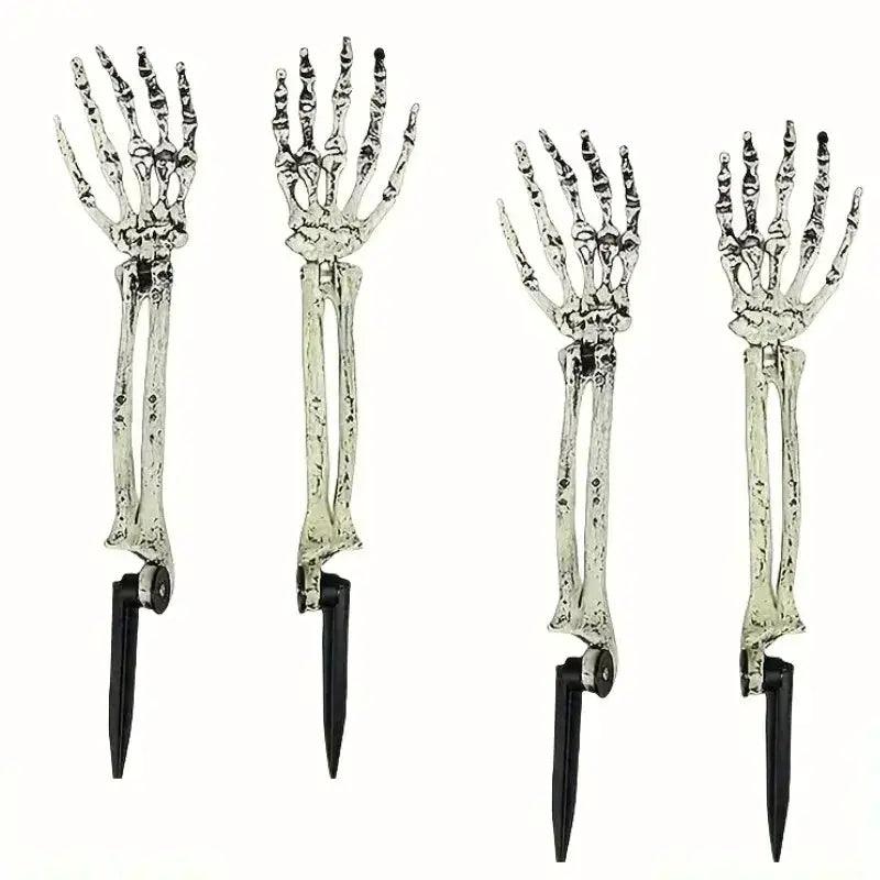  Halloween Skeleton Ground Stakes Durable Plastic Decor -  ToylandEU™