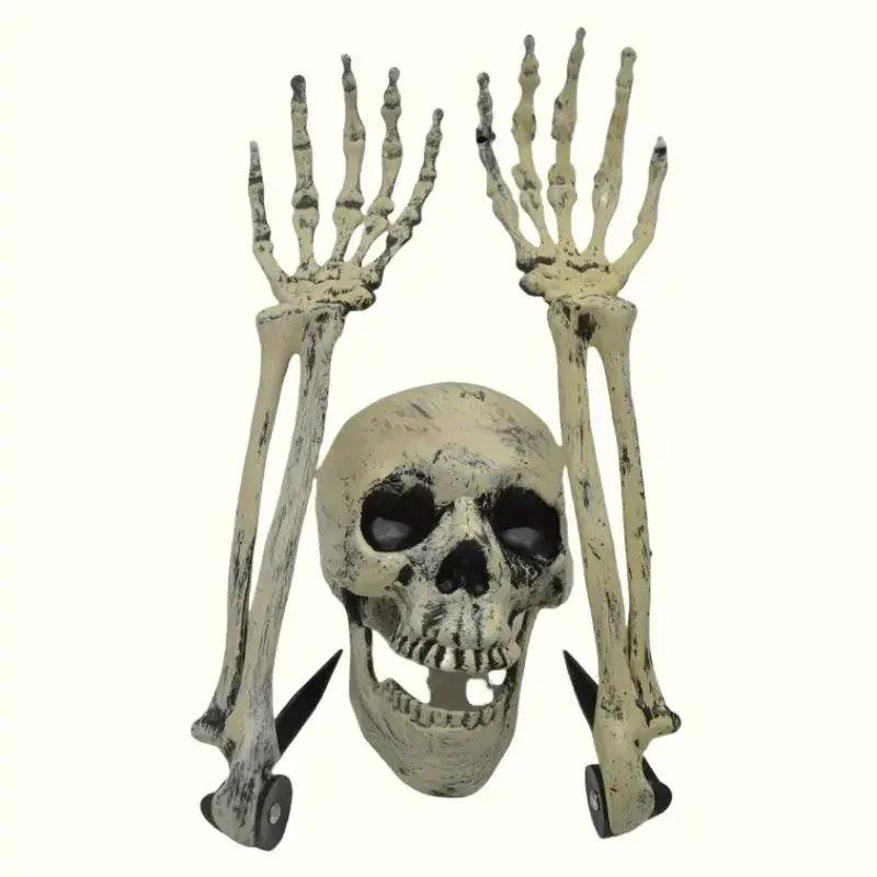  Halloween Skeleton Ground Stakes Durable Plastic Decor -  ToylandEU™