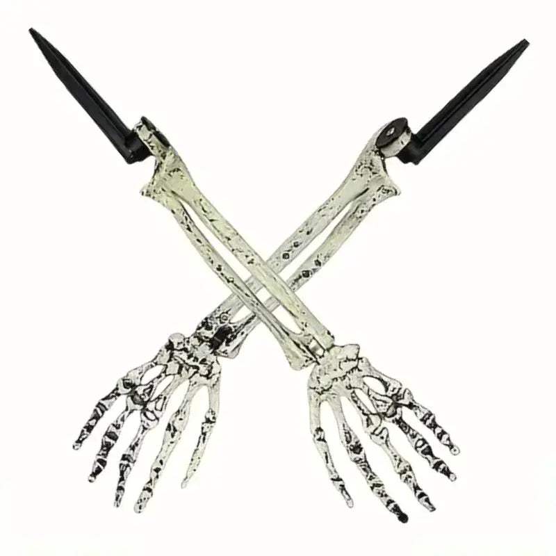 Halloween Skeleton Ground Stakes With Skull And Hand Decor - ToylandEU