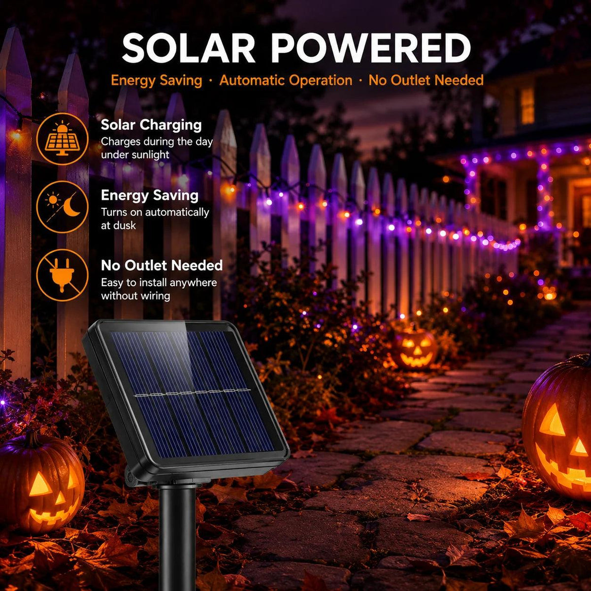 Halloween String Lights | 335ft 800 LED Remote | Toylandeu™
