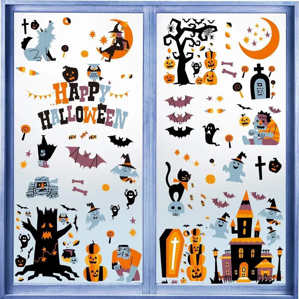 Halloween Window Clings | Reusable | Toylandeu™