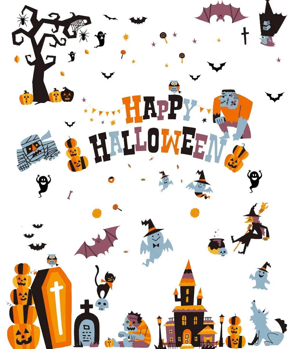 Halloween Window Clings | Reusable | Toylandeu™