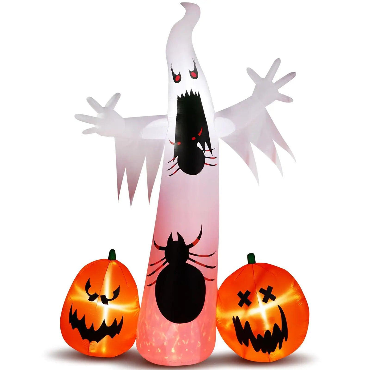 Halloween Yard Inflatables | 11.8 Ft Ghost Spider Set | Toylandeu™