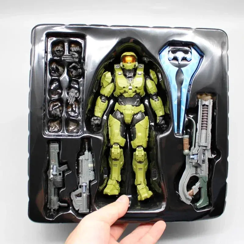 Halo Master Chief Anime Figure 18cm Collectible Desk Statue - ToylandEU