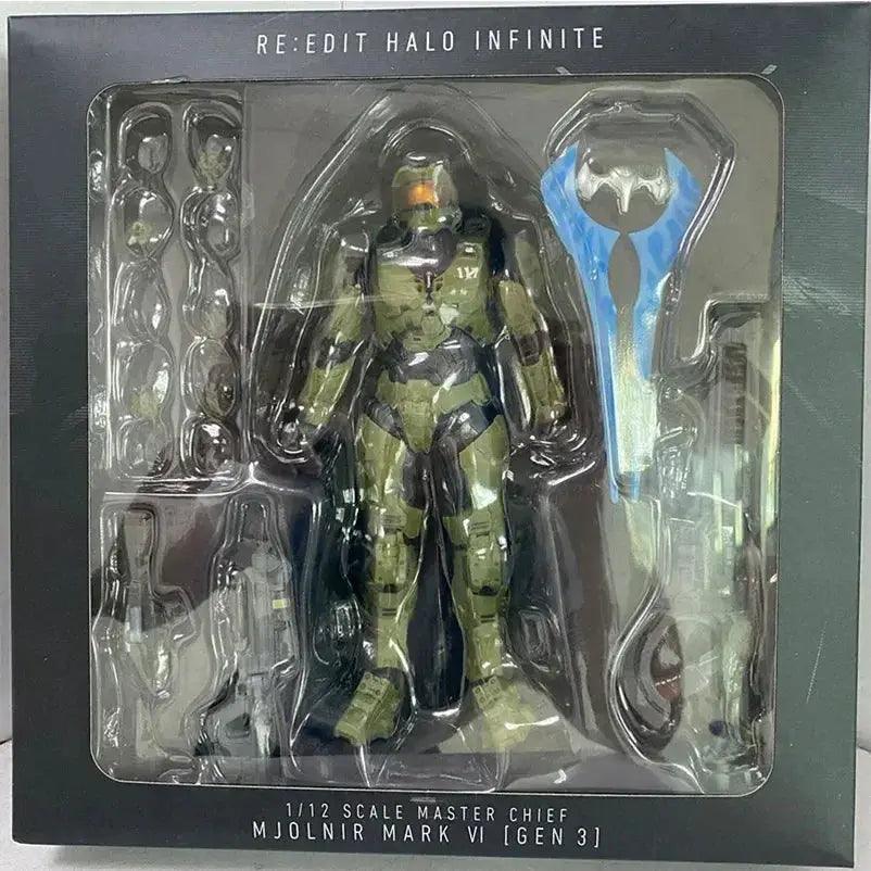  Halo Master Chief Anime Figure Desk Statue 18cm Premium -  ToylandEU™