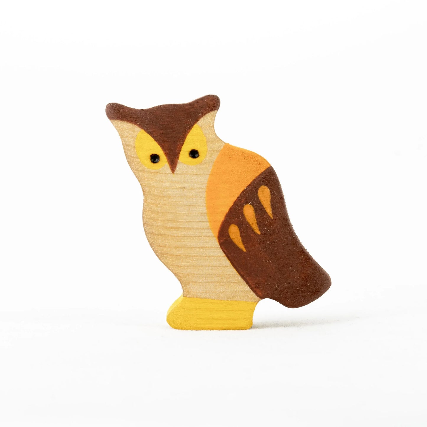 Hand Carved Waldorf Wooden Birds Set For Imaginative Play - ToylandEU