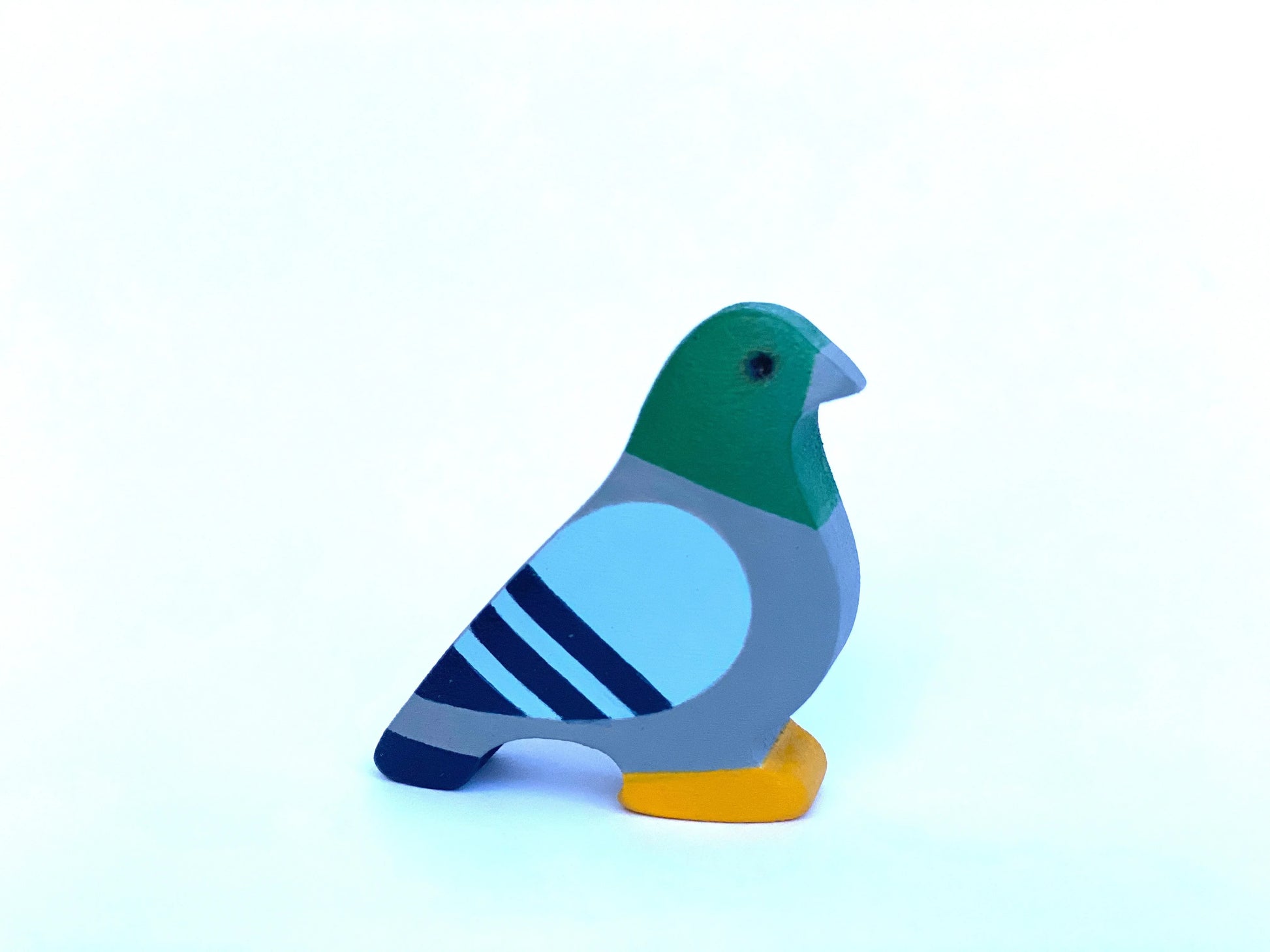 Hand Carved Wooden Dove Figurine For Imaginative Play - ToylandEU