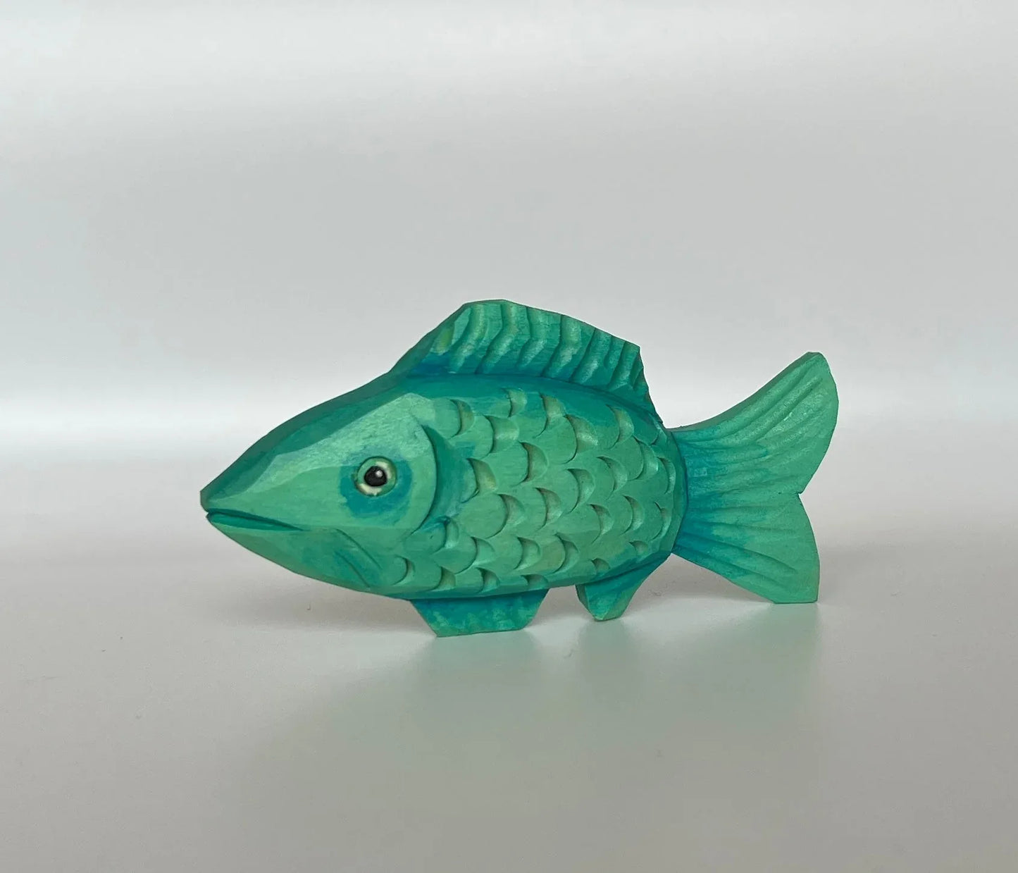 Hand Carved Wooden Fish For Creative Play And Learning - ToylandEU