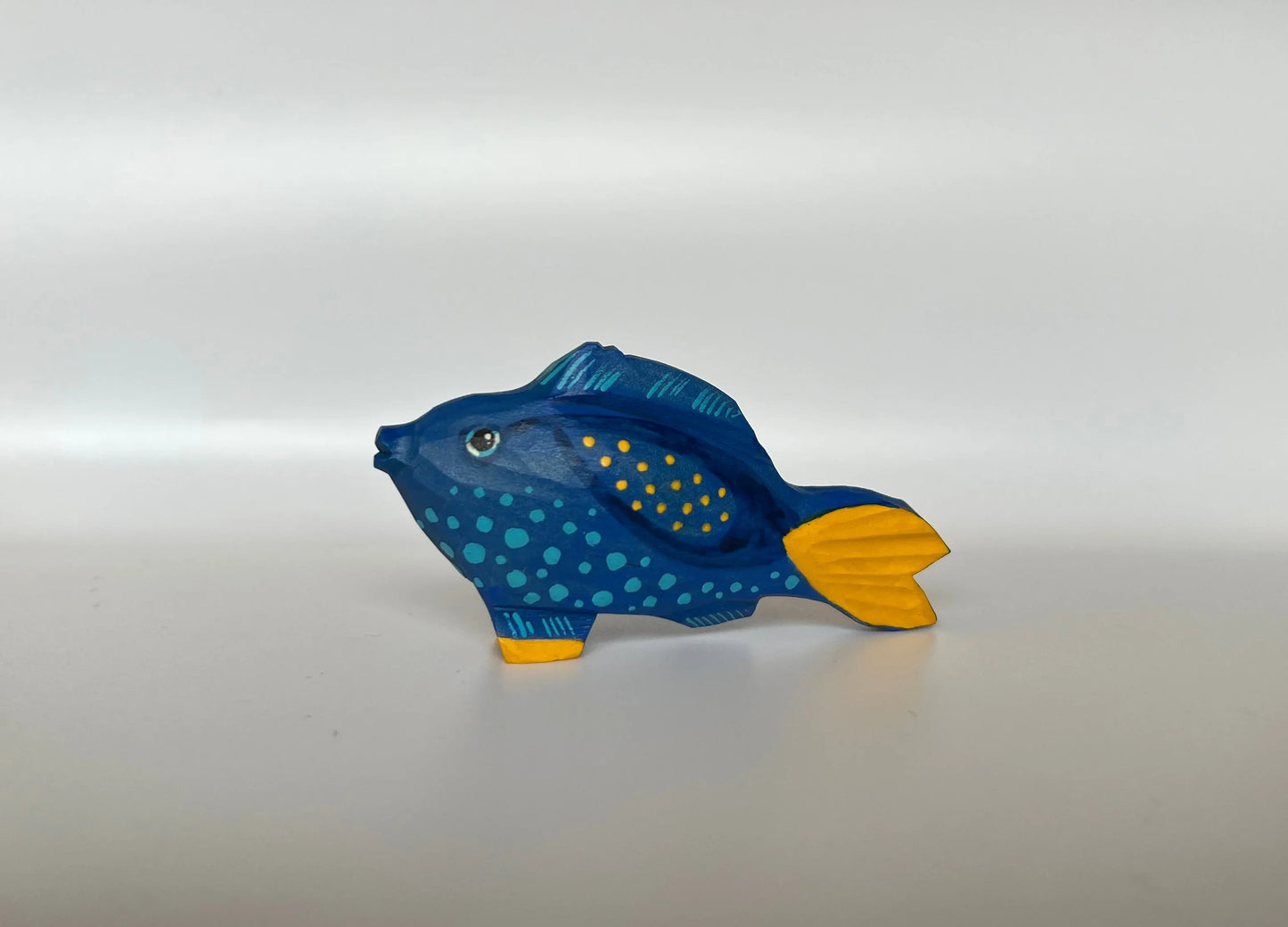 Hand Carved Wooden Fish For Creative Play And Learning - ToylandEU