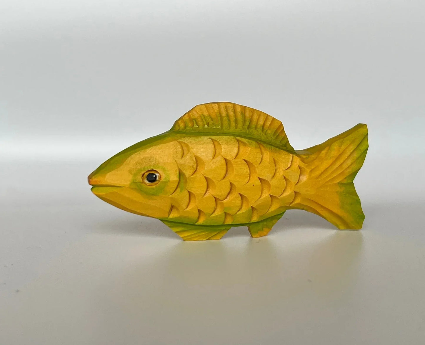 Hand Carved Wooden Fish For Creative Play And Learning - ToylandEU
