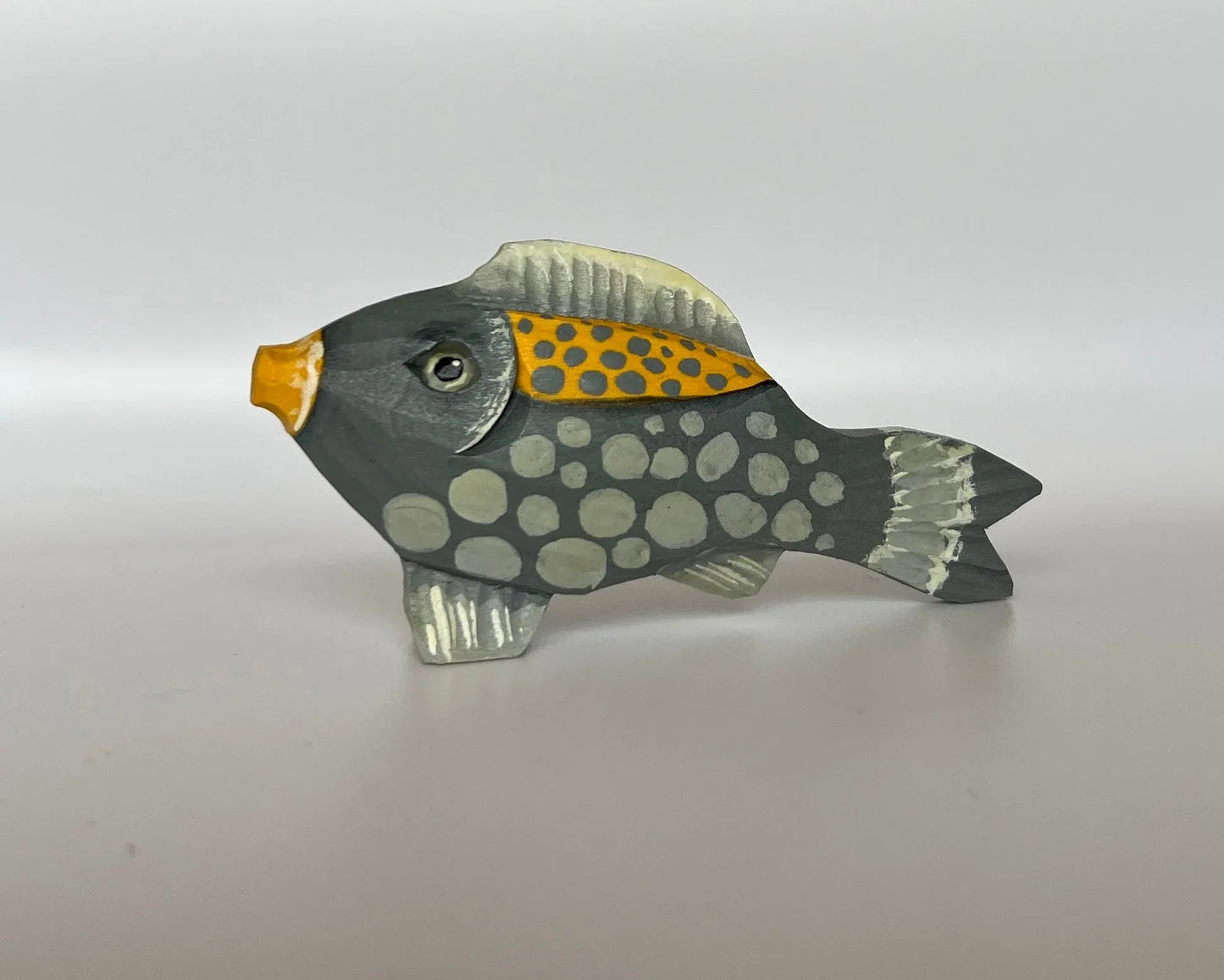 Hand Carved Wooden Fish For Creative Play And Learning - ToylandEU