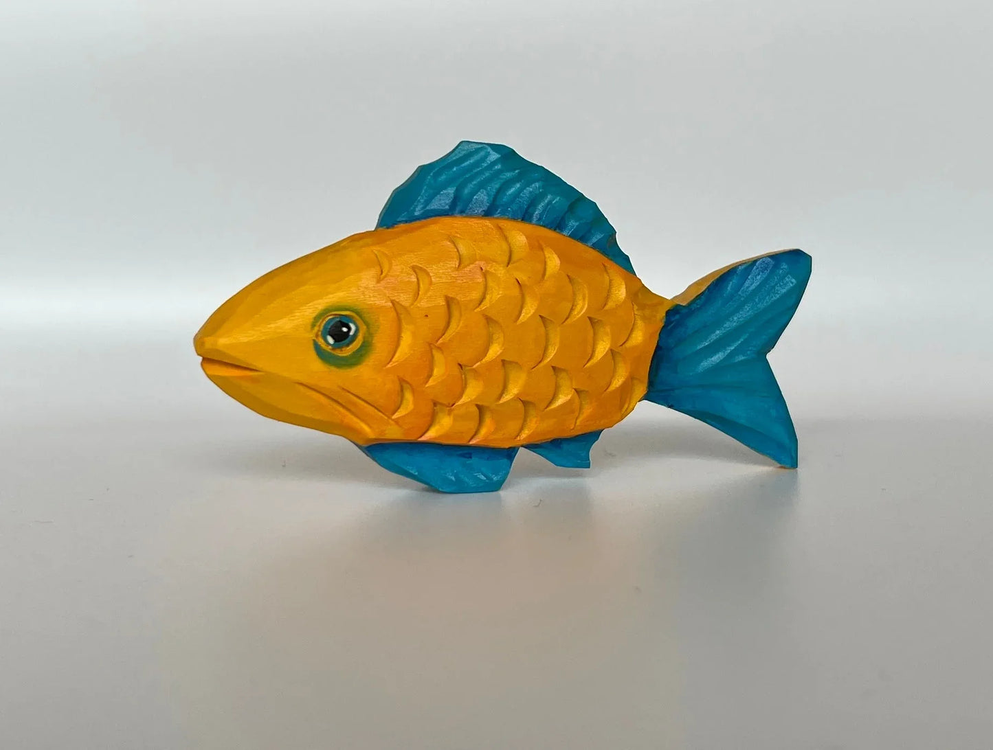 Hand Carved Wooden Fish For Creative Play And Learning - ToylandEU