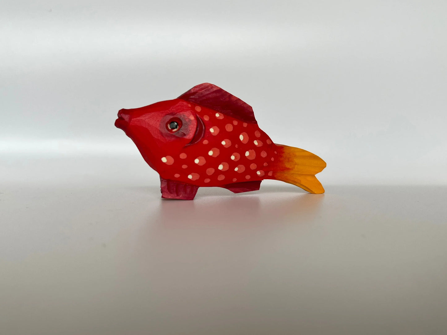Hand Carved Wooden Fish For Creative Play And Learning - ToylandEU