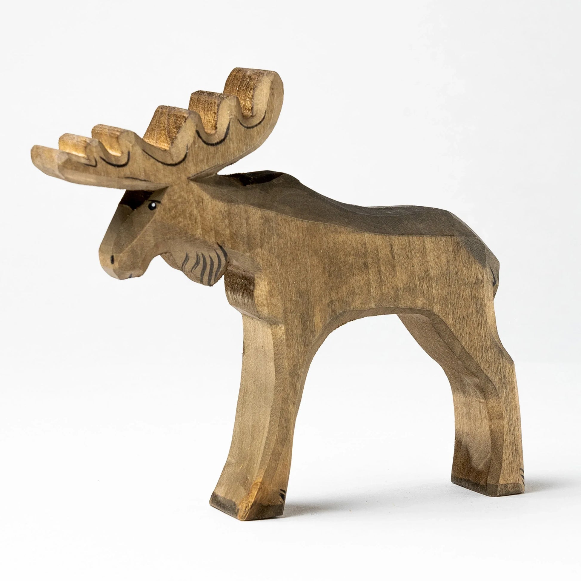 Hand Carved Wooden Forest Animals - Set of 17 - ToylandEU
