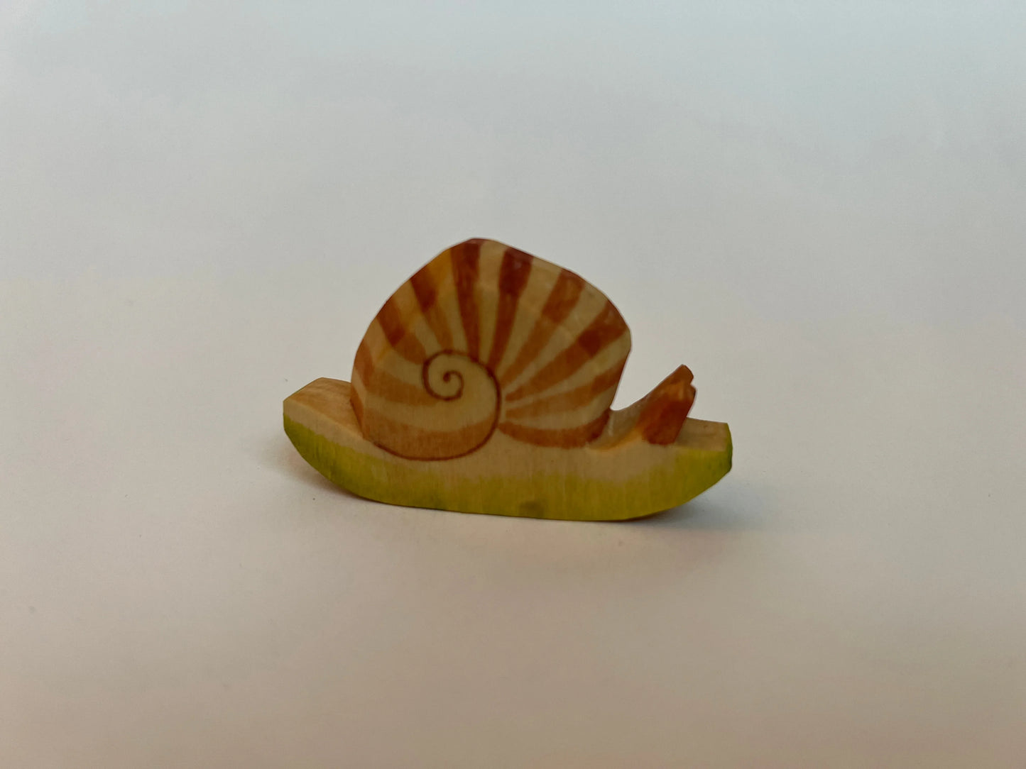 Hand Carved Wooden Snail Toy For Fine Motor Skills - ToylandEU