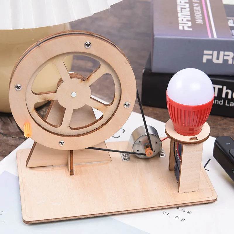 Hand Crank Electric Power Generator Kit for Science Experiments - ToylandEU