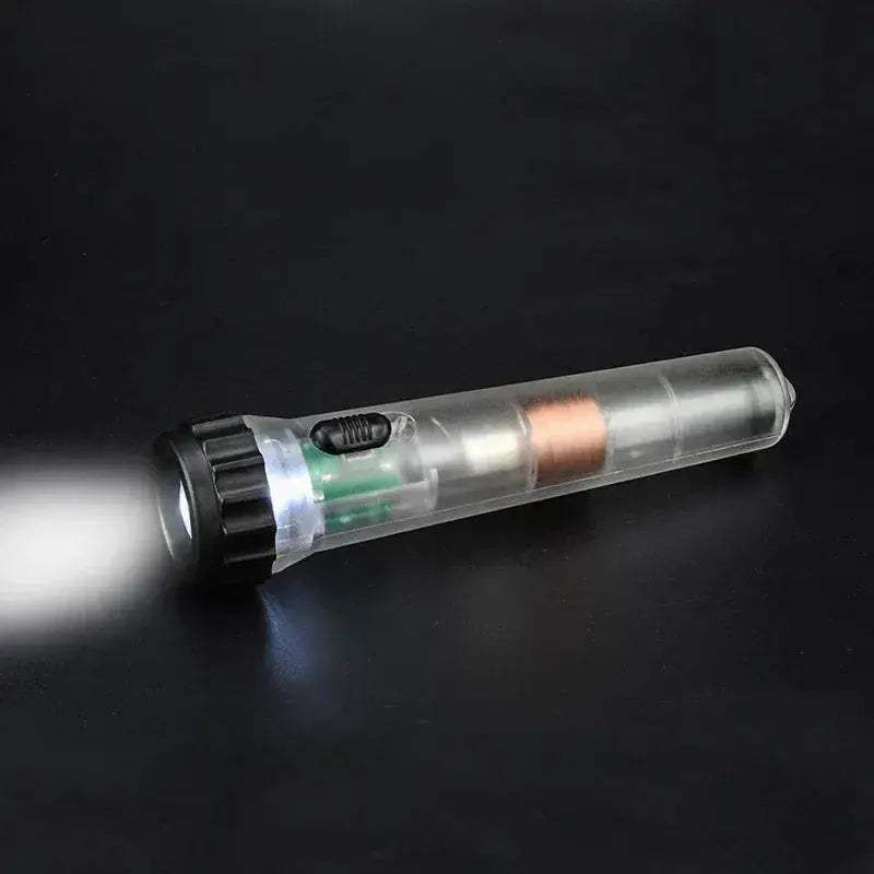 Hand Crank Flashlight Self Generating Emergency Power - ToylandEU