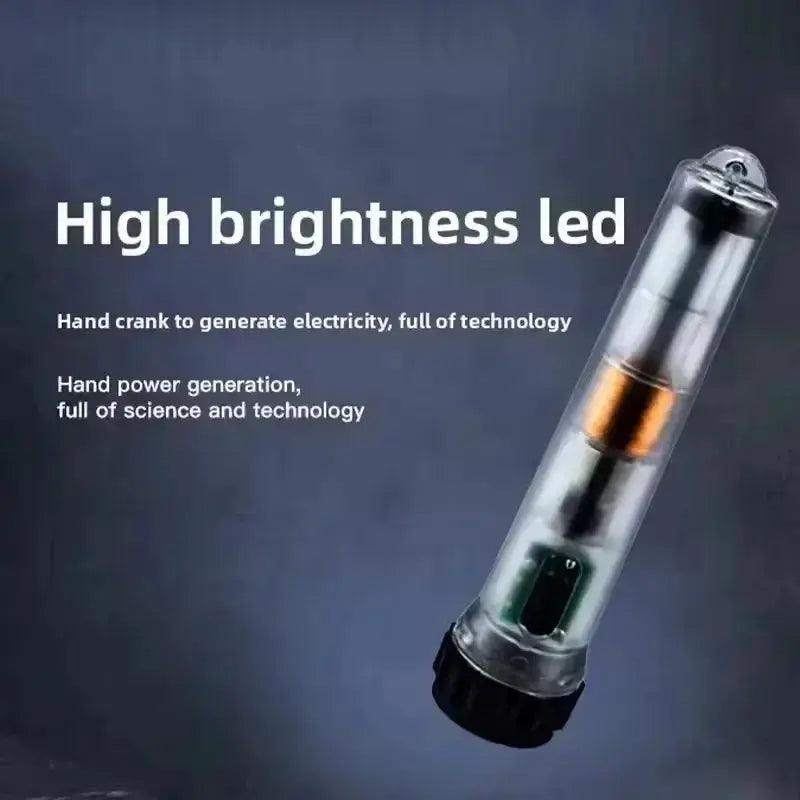  Hand Crank Flashlight Self Generating Power -  ToylandEU™