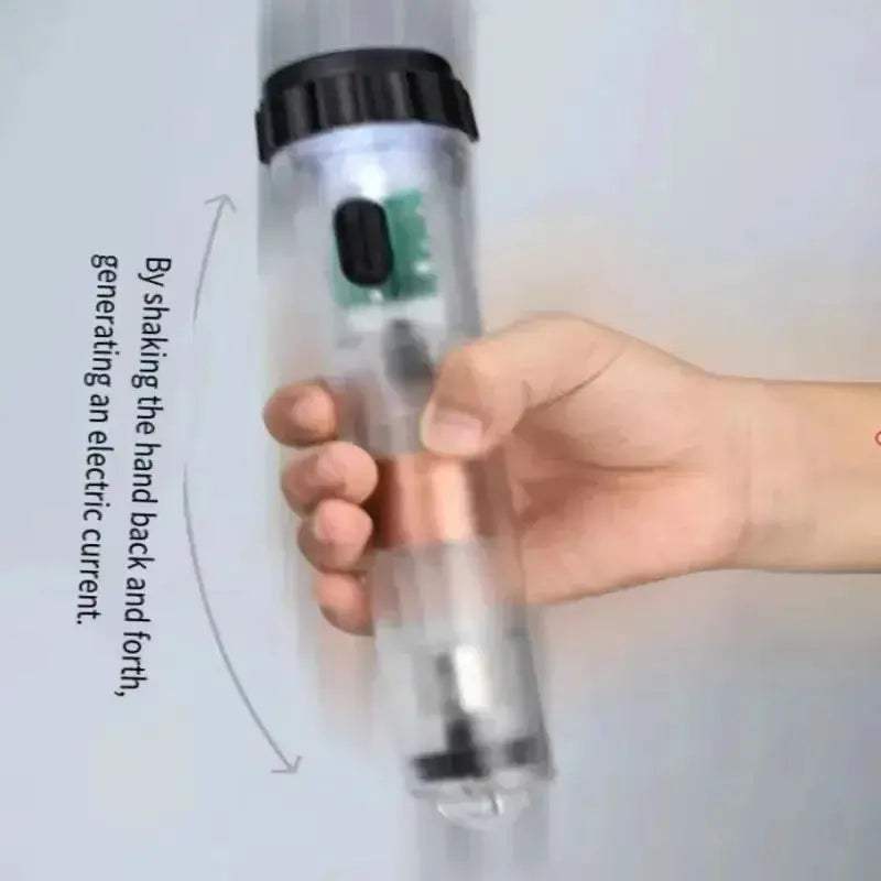 Hand Crank Flashlight Self Generating Power For Emergency Use - ToylandEU