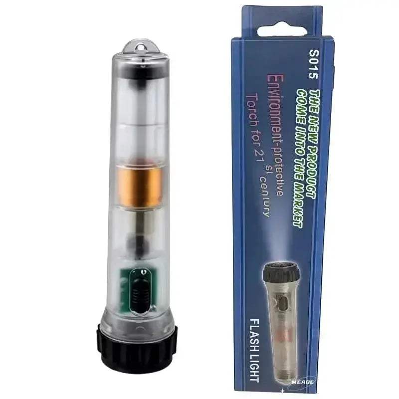Hand Crank Flashlight Self Generating Power For Emergency Use - ToylandEU