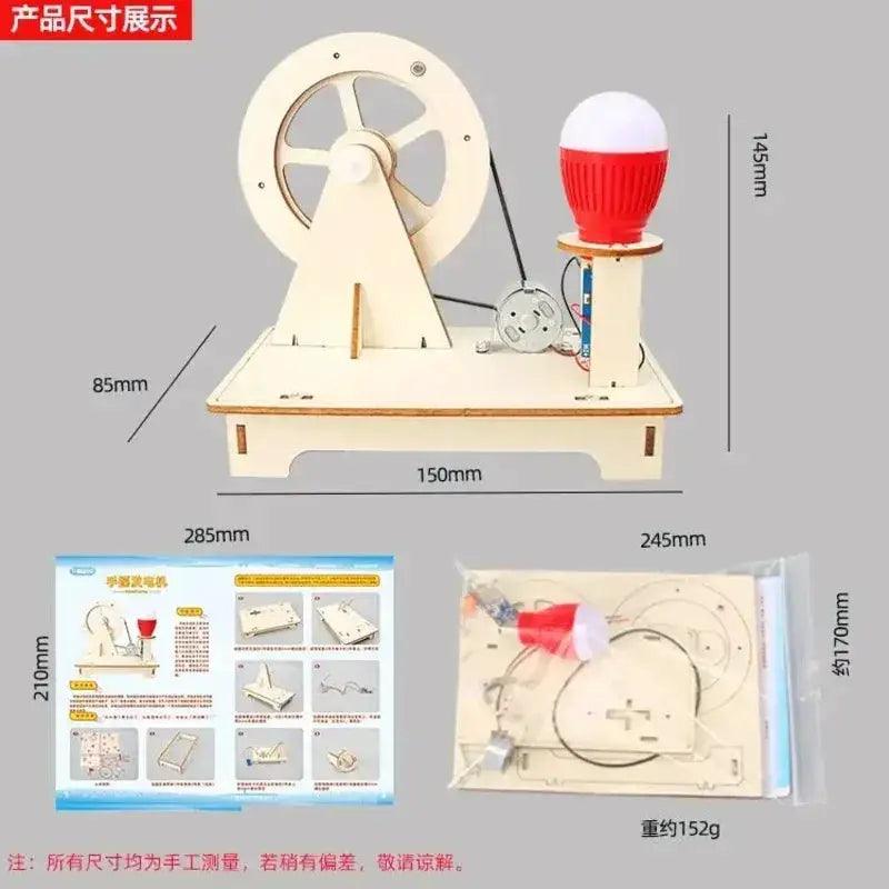  Hand Crank Generator Hands On DIY Science Kit -  ToylandEU™