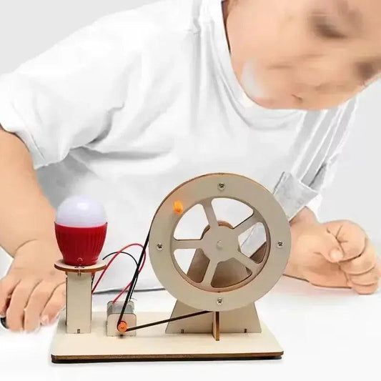  Hand Crank Generator Wooden STEM Toy Learning Electricity -  ToylandEU™
