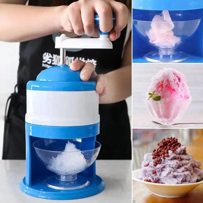  Hand Crank Ice Shaver Portable Snow Cones Slushies -  ToylandEU™