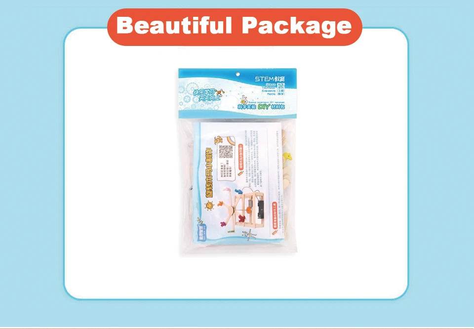 Brinquedos artesanais DIY, modelo de madeira, carrossel, cavalo, kit de experimento científico STEM para crianças, educação domiciliar - ToylandEU