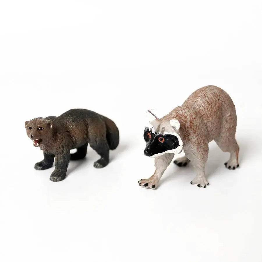 Hand Painted Forest Animal Figures Set For Collectors - ToylandEU