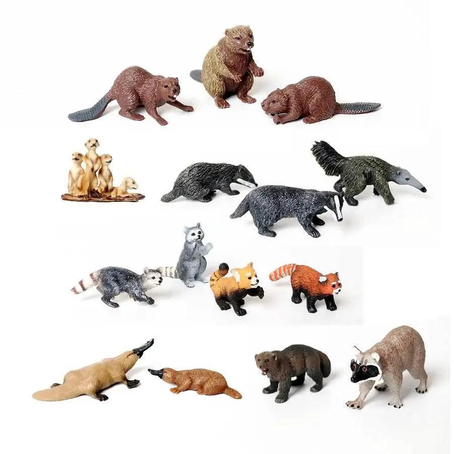  Hand Painted Forest Animal Figures Set Toyland EU -  ToylandEU™