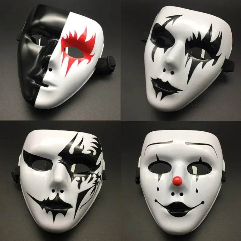 Hand Painted Halloween Mask Face Death Clown For Adults - ToylandEU