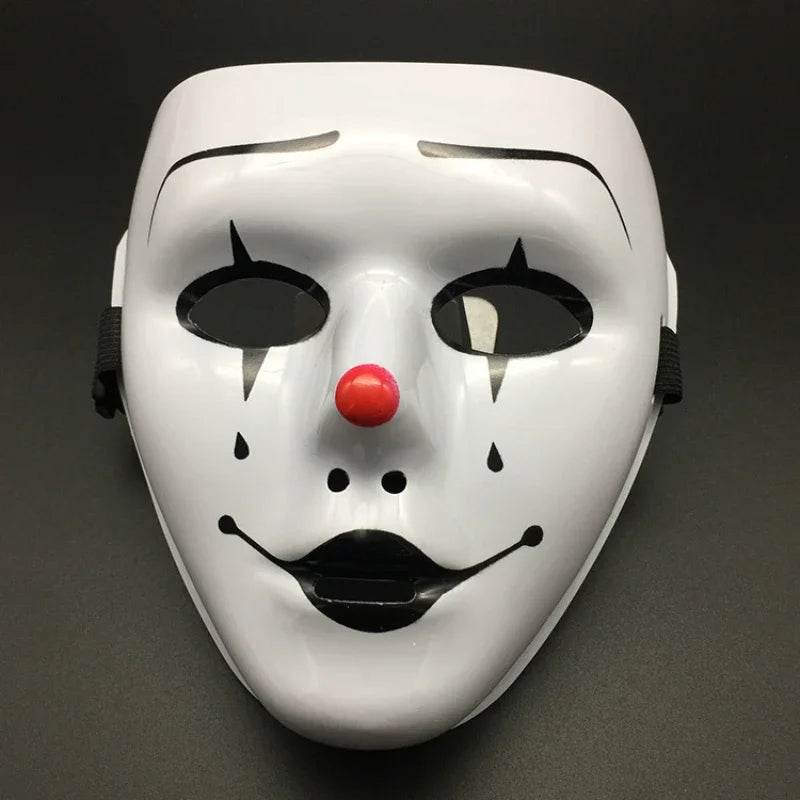 Hand Painted Halloween Mask Face Death Clown For Adults - ToylandEU