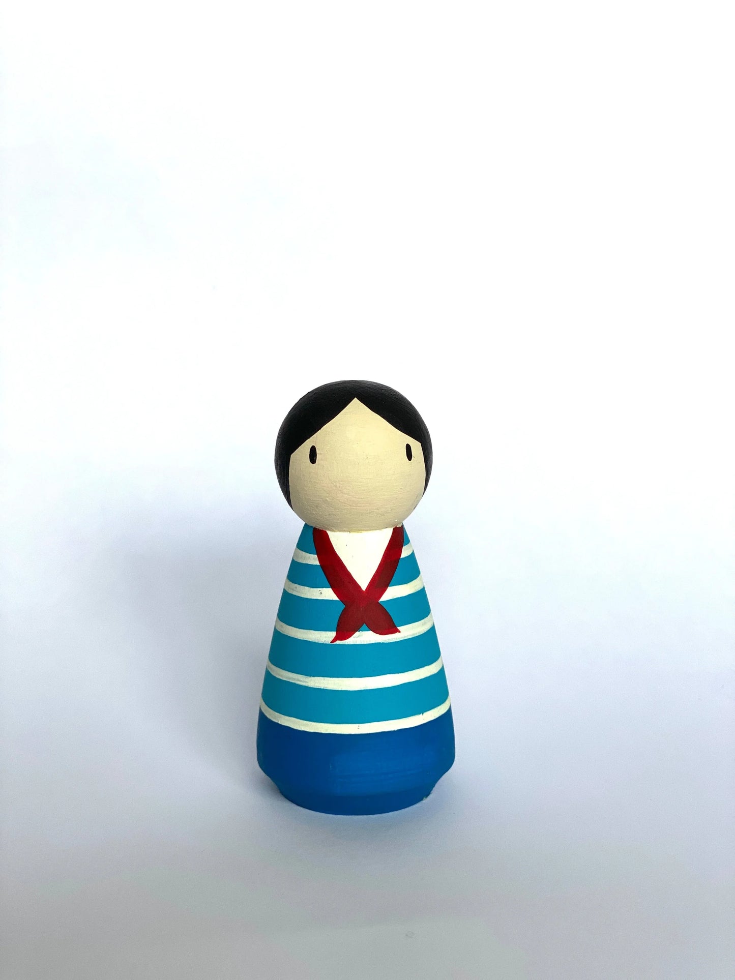 Hand Painted Wooden Peg Dolls Professional For Creative Play - ToylandEU