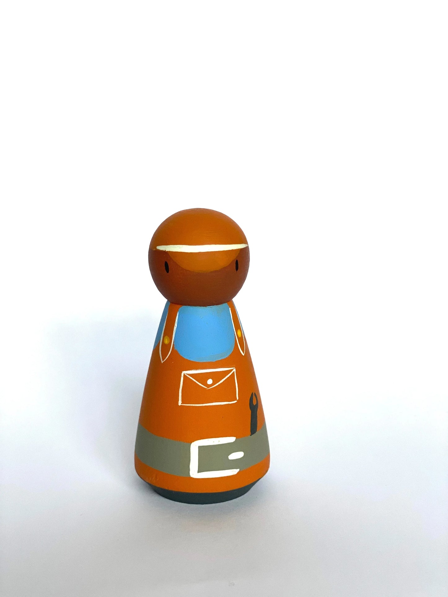 Hand Painted Wooden Peg Dolls Professional For Creative Play - ToylandEU