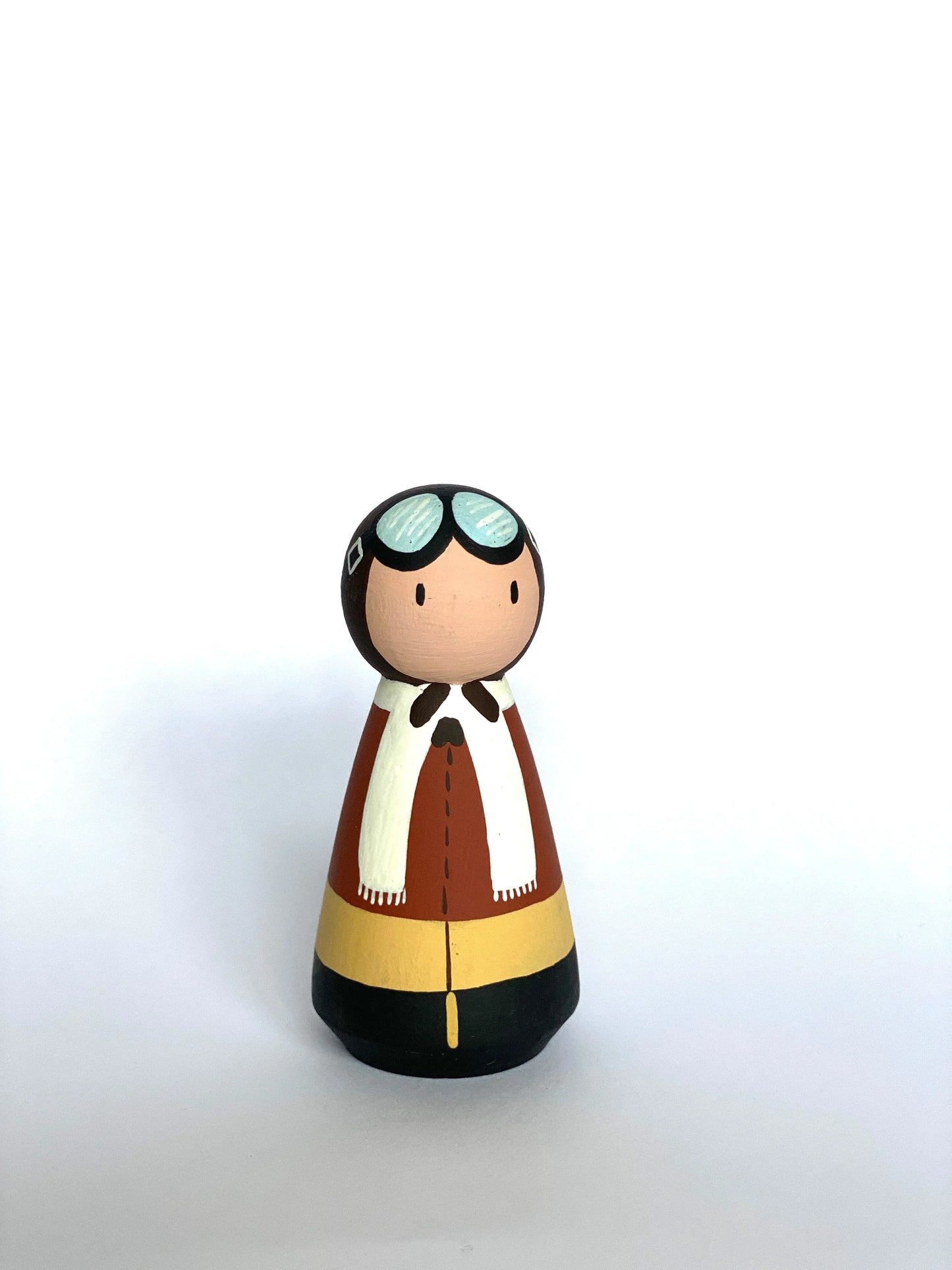 Hand Painted Wooden Peg Dolls Professional For Creative Play - ToylandEU