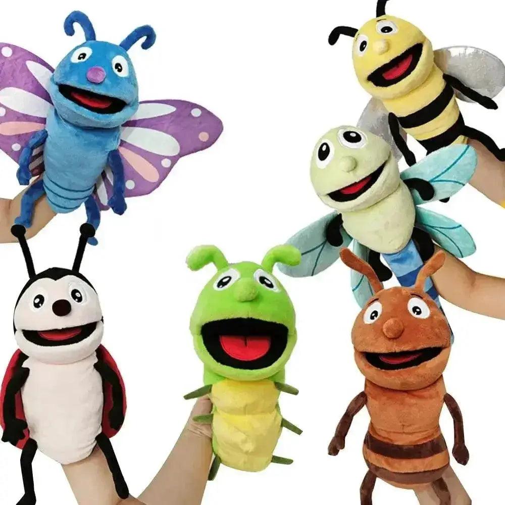  Hand Puppets Kids Toys Plush Insects Animal Puppets Fun -  ToylandEU™