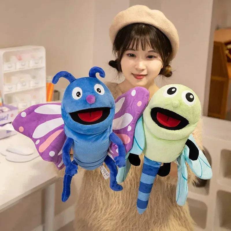 Hand Puppets Plush Insects For Storytelling And Role Play - ToylandEU