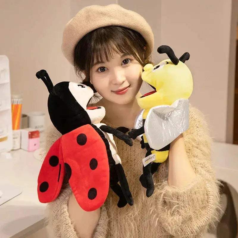 Hand Puppets Plush Insects For Storytelling And Role Play - ToylandEU