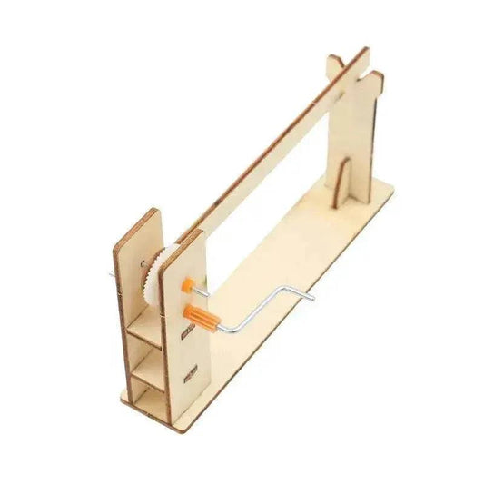  Hand Wooden Parking Barrier Gate Kids DIY Science Experiments Toy Set Assembled Educational Gift -  ToylandEU™