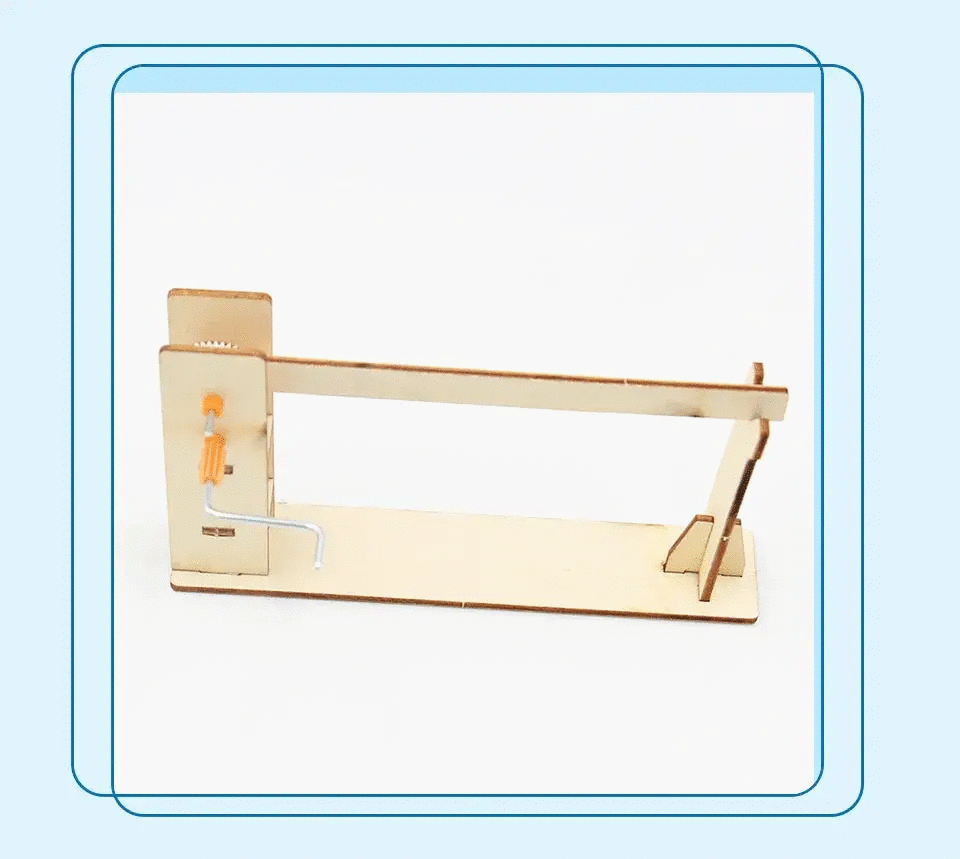  Hand Wooden Parking Barrier Gate Kids DIY Science Experiments Toy Set Assembled Educational Gift -  ToylandEU™