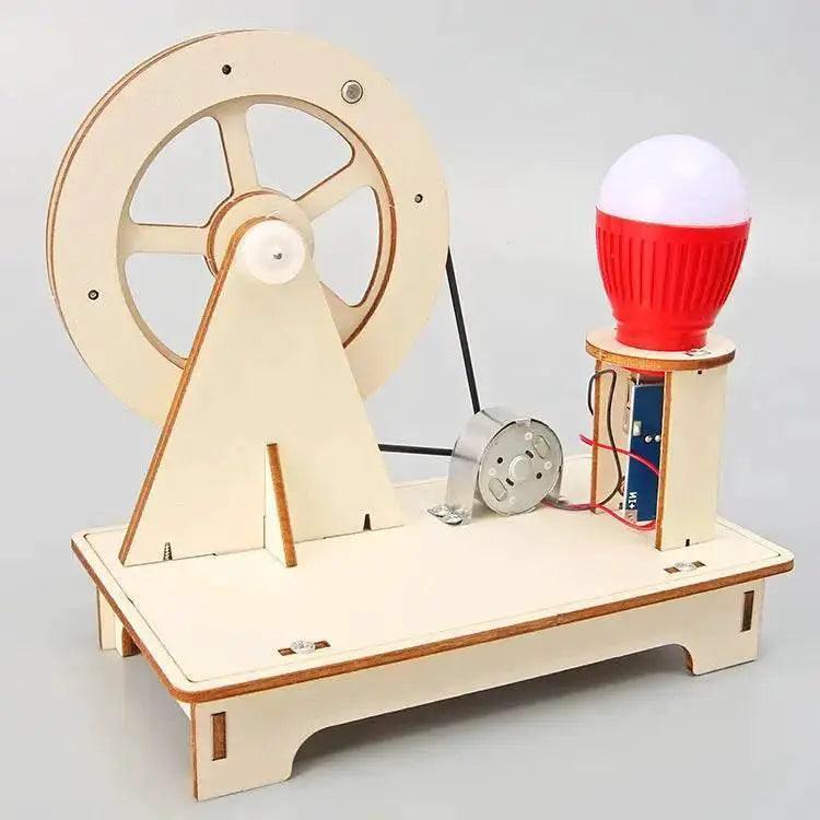  Hand-cranked Generator Student Science and Technology Children's Handmade Diy Material Random Color -  ToylandEU™