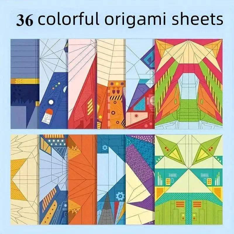  Creative Origami Paper Kit 3D Airplane Gift Toyland EU -  ToylandEU™