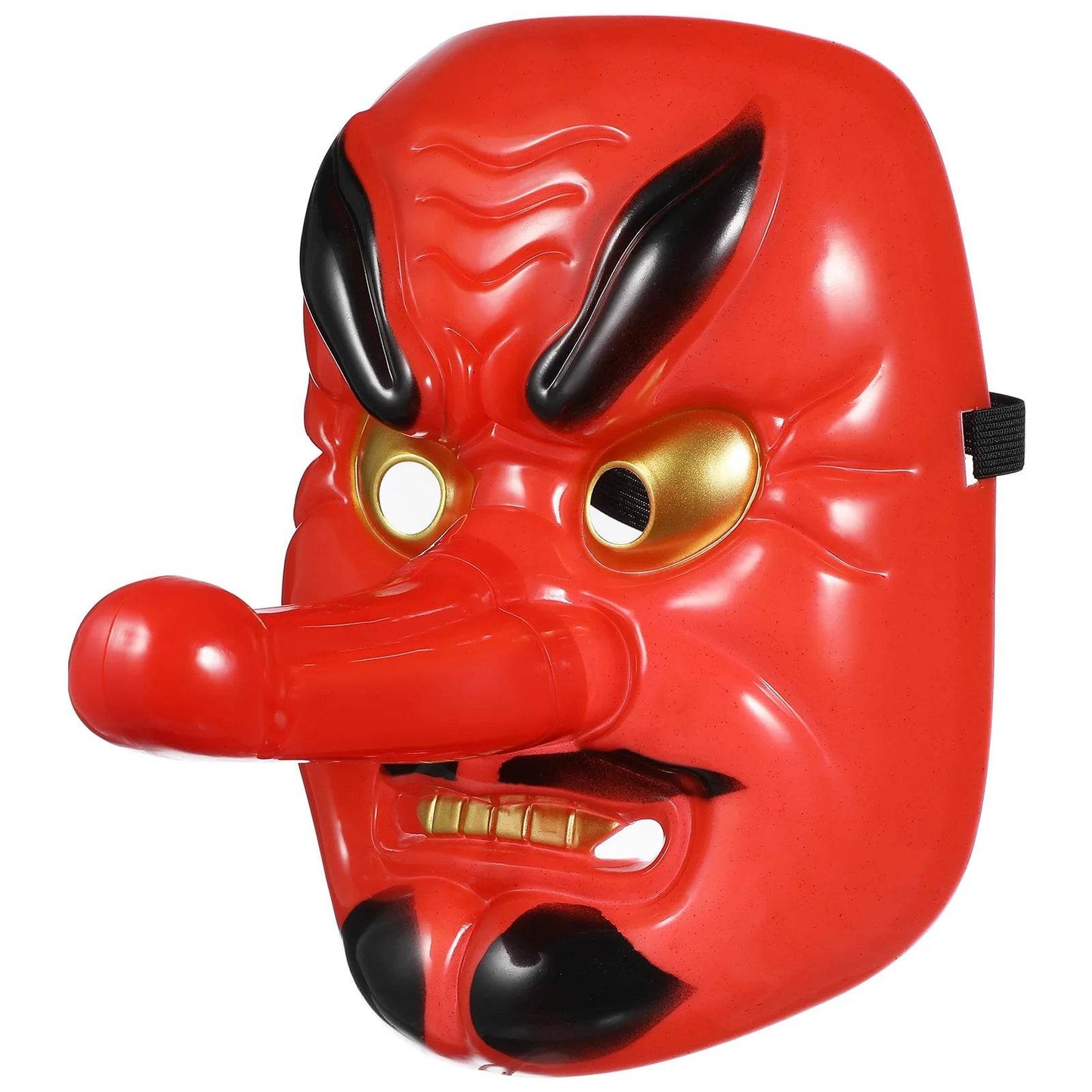 Handcrafted Cosplay Masks Japanese Red Tengu For Parties - ToylandEU