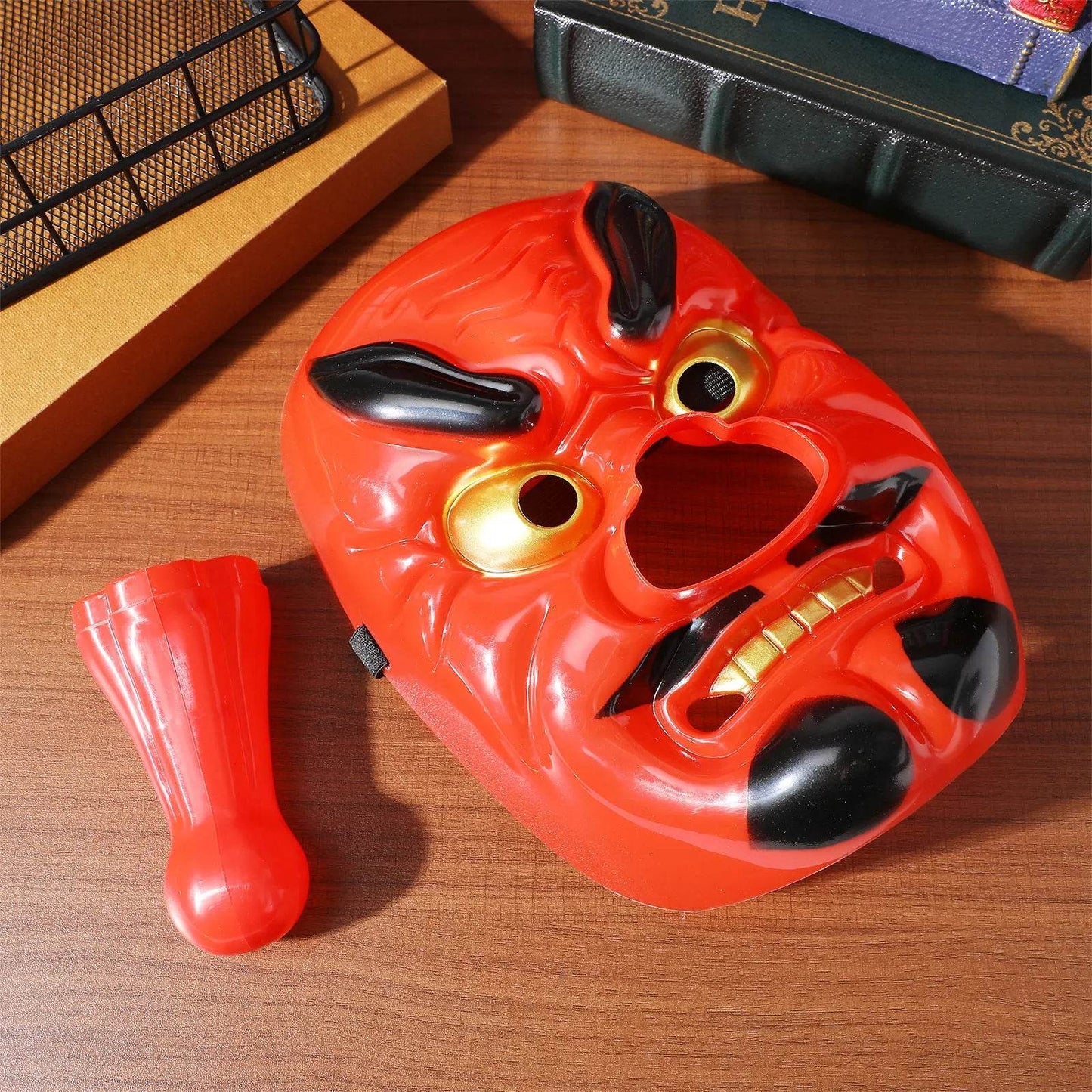 Handcrafted Cosplay Masks Japanese Red Tengu For Parties - ToylandEU